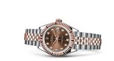 Rolex - 279171-0011  Lady-Datejust 28 Rolesor Rose Fluted / Jubilee / Chocolate Diamond