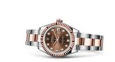 Rolex - 279171-0012  Lady-Datejust 28 Rolesor Rose Fluted / Oyster / Chocolate Diamond