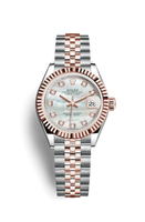 Rolex Lady-Datejust 28 Rolesor Yellow Fluted / Jubilee / Champagne Diamond (279171-0013)