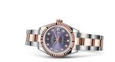 Rolex - 279171-0016  Lady-Datejust 28 Rolesor Rose Fluted / Oyster / Aubergine Diamonds