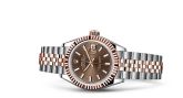 Rolex - 279171-0017  Lady-Datejust 28 Rolesor Rose Fluted / Jubilee / Chocolate