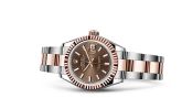 Rolex - 279171-0018  Lady-Datejust 28 Rolesor Rose Fluted / Oyster / Chocolate