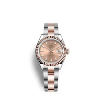 Rolex Lady-Datejust 28 Stainless Steel / Rose Gold /  Diamond / Rose - Roman / Oyster (279171-0024)