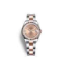 Rolex Lady-Datejust 28 Stainless Steel / Rose Gold /  Diamond / Rose - Diamond / Oyster (279171-0026)