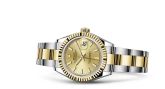 Rolex - 279173-0002  Lady-Datejust 28 Rolesor Yellow Fluted / Oyster / Champagne