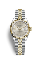 Rolex Lady-Datejust 28 Rolesor Rose Diamond / Jubilee / Chocolate Roman (279173-0003)