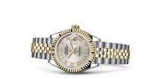 Rolex - 279173-0005  Lady-Datejust 28 Rolesor Yellow Fluted / Jubilee / Silver Roman