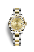 Rolex Lady-Datejust 28 Everose Diamond / Jubilee / Chocolate Diamond (279173-0010)