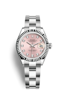 Rolex Lady-Datejust 28 Stainless Steel Fluted / Silver / Jubilee (279174-0004)