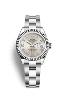 Rolex Lady-Datejust 28 Everose Fluted / President / Paved Roman (279174-0008)