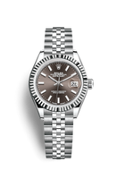 Rolex Lady-Datejust 28 Stainless Steel Fluted / Grey / Oyster (279174-0011)