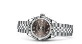 Rolex - 279174-0013  Lady-Datejust 28 Stainless Steel Fluted / Grey - Roman / Jubilee