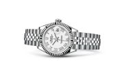 Rolex - 279174-0019  Lady-Datejust 28 Stainless Steel Fluted / White - Roman / Jubilee