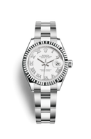 Rolex Lady-Datejust 28 Platinum Diamond / President / Pink Roman (279174-0020)