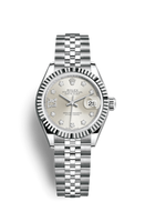 Rolex Lady-Datejust 28 Rolesor Yellow Fluted / Oyster / White Roman (279174-0021)