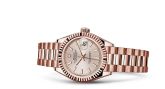 Rolex - 279175-0001  Lady-Datejust 28 Everose Fluted / President / Sundust