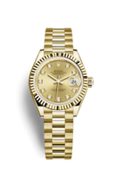 Rolex Lady-Datejust 28 Rolesor Yellow Domed / Oyster / MOP (279178-0017)