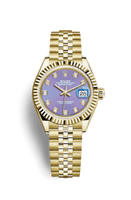 Rolex Lady-Datejust 28 Everose Domed / Jubilee /  Sundust Roman (279178-0019)