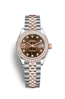 Rolex Lady-Datejust 28 Everose Diamond / President / Sundust Diamond (279381rbr-0003)