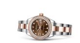 Rolex - 279381rbr-0004  Lady-Datejust 28 Rolesor Rose Diamond / Oyster / Chocolate Diamond