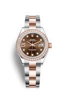 Rolex Lady-Datejust 28 Everose Diamond / Jubilee / Sundust Roman (279381rbr-0004)