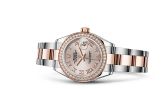 Rolex - 279381rbr-0006  Lady-Datejust 28 Rolesor Rose Diamond / Oyster / Sundust Roman