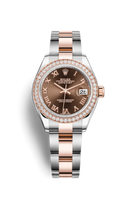 Rolex Lady-Datejust 28 Rolesor Rose Diamond / Jubilee / Aubergine Diamond (279381rbr-0010)