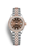 Rolex Lady-Datejust 28 Yellow Gold Fluted / Jubilee / Champagne Diamond (279381rbr-0011)