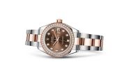 Rolex - 279381rbr-0012  Lady-Datejust 28 Rolesor Rose Diamond / Oyster / Chocolate Diamond