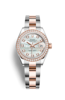 Rolex Lady-Datejust 28 Everose Domed / President / Aubergine (279381rbr-0014)