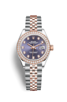 Rolex Lady-Datejust 28 Rolesor Yellow Fluted / Jubilee / Silver Diamond (279381rbr-0015)