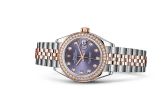 Rolex - 279381rbr-0015  Lady-Datejust 28 Rolesor Rose Diamond / Jubilee / Aubergine Diamond