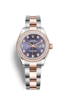 Rolex Lady-Datejust 28 Yellow Gold Fluted / President / Champagne Diamond (279381rbr-0016)