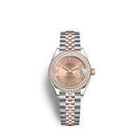 Rolex Lady-Datejust 28 Stainless Steel / Rose Gold / Domed / Rose - Diamond / Jubilee (279381RBR-0025)