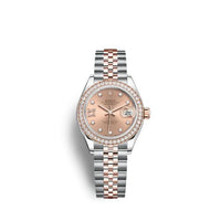 Rolex Lady-Datejust 28 Stainless Steel / Rose Gold / Fluted / Rose / Jubilee (279381RBR-0027)