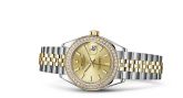 Rolex - 279383rbr-0001  Lady-Datejust 28 Rolesor Yellow Diamond / Jubilee / Champagne