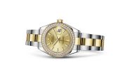 Rolex - 279383rbr-0002  Lady-Datejust 28 Rolesor Yellow Diamond / Oyster / Champagne