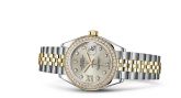 Rolex - 279383rbr-0003  Lady-Datejust 28 Rolesor Yellow Diamond / Jubilee / Silver Diamond