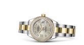 Rolex - 279383rbr-0004  Lady-Datejust 28 Rolesor Yellow Diamond / Oyster / Silver Diamond