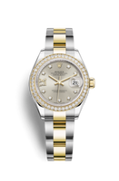 Rolex Lady-Datejust 28 Everose Diamond / President / Chocolate (279383rbr-0004)