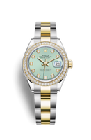 Rolex Lady-Datejust 28 Everose Domed  / President / Chocolate Diamond (279383rbr-0014)