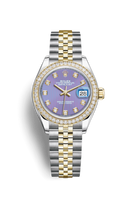 Rolex Lady-Datejust 28 Rolesor Yellow Diamond / Jubilee / Champagne Diamond (279383rbr-0015)