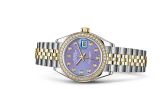 Rolex - 279383rbr-0015  Lady-Datejust 28 Rolesor Yellow Diamond / Jubilee / Lavender Diamond