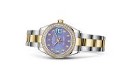 Rolex - 279383rbr-0016  Lady-Datejust 28 Rolesor Yellow Diamond / Oyster / Lavender Diamond