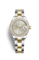 Rolex Lady-Datejust 28 Everose Domed  / President / Chocolate Roman (279383rbr-0018)