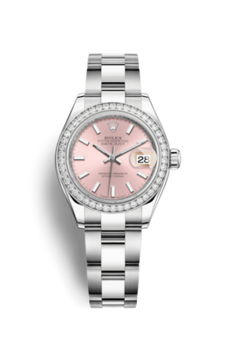 Rolex - 279384rbr-0002  Lady-Datejust 28 Stainless Steel / Diamond / Pink / Oyster