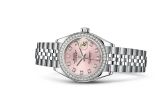 Rolex - 279384rbr-0003  Lady-Datejust 28 Stainless Steel / Diamond / Pink - Diamond / Jubilee