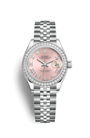 Rolex Lady-Datejust 28 Stainless Steel / Diamond / Silver / Jubilee (279384rbr-0005)