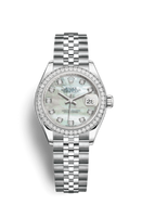 Rolex Lady-Datejust 28 Rolesor Rose Diamond / Oyster / Sundust (279384rbr-0011)