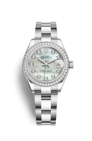 Rolex - 279384rbr-0012  Lady-Datejust 28 Stainless Steel / Diamond / MOP / Oyster